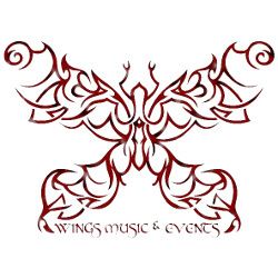 logo wings music events