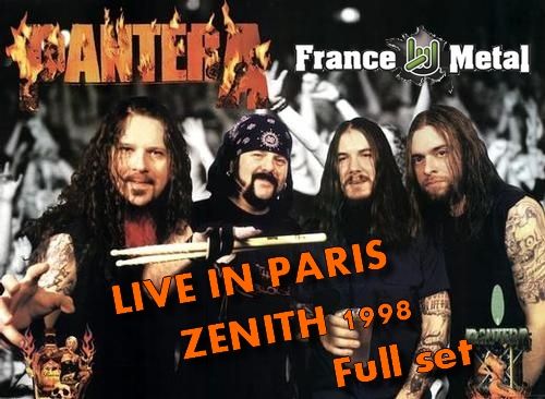 You are currently viewing PANTERA live zenith Paris 1998 full set