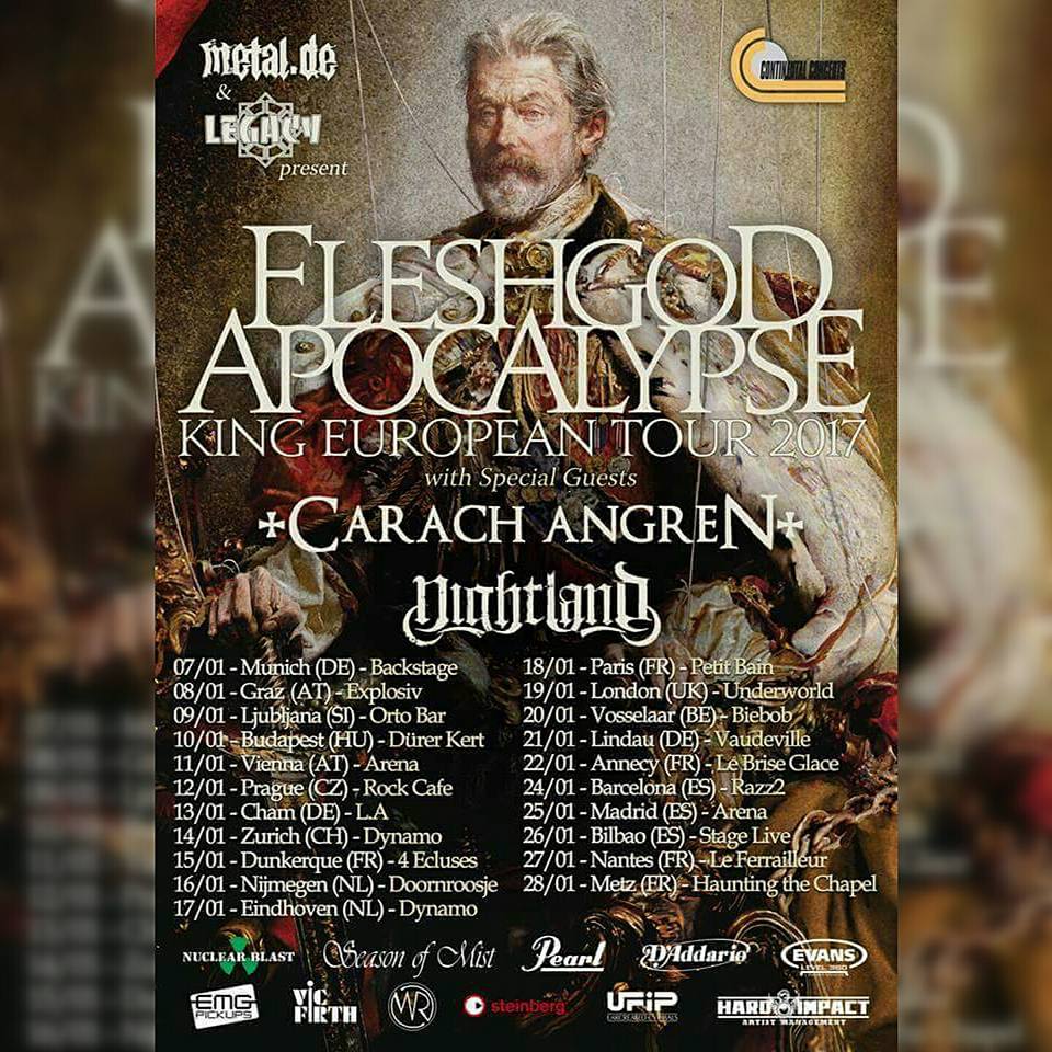 You are currently viewing 15/01/2017 – Dunkerque – Nightland + Carach Angren + Fleshgod Apocalypse