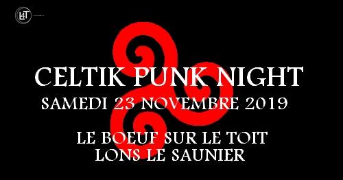 Lire la suite à propos de l’article Celtic Punk Night, Boeuf sur le Toit, 23/11/2019, Lons-le-Saunier (Jura, France)