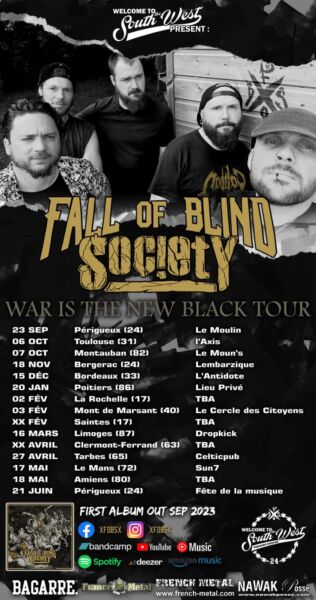 Fall Of Blind Society on tour 2024