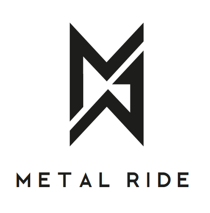 logo Metal Ride Blanc